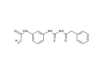 N-({[3-(acetylamino)phenyl]amino}carbonothioyl)-2-phenylacetamide