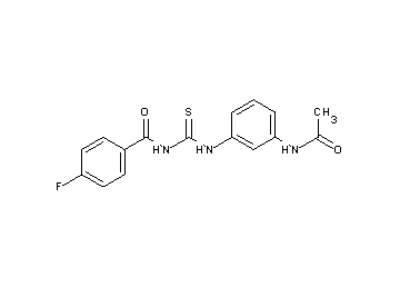 N-({[3-(acetylamino)phenyl]amino}carbonothioyl)-4-fluorobenzamide