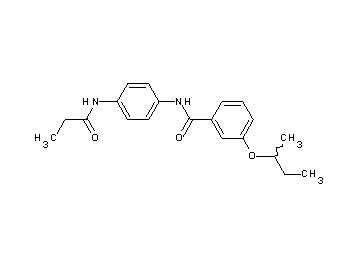 3-sec-butoxy-N-[4-(propionylamino)phenyl]benzamide