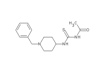 N-{[(1-benzyl-4-piperidinyl)amino]carbonothioyl}acetamide