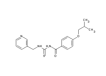 4-isobutoxy-N-{[(3-pyridinylmethyl)amino]carbonothioyl}benzamide - Click Image to Close