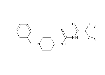 N-{[(1-benzyl-4-piperidinyl)amino]carbonothioyl}-2-methylpropanamide