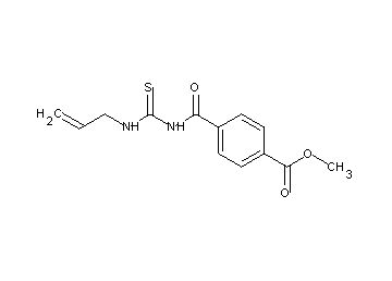 methyl 4-({[(allylamino)carbonothioyl]amino}carbonyl)benzoate