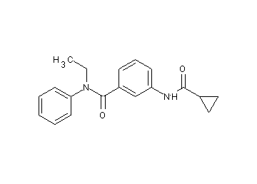 3-[(cyclopropylcarbonyl)amino]-N-ethyl-N-phenylbenzamide