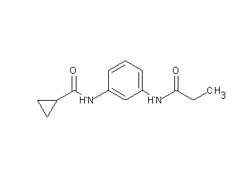 N-[3-(propionylamino)phenyl]cyclopropanecarboxamide