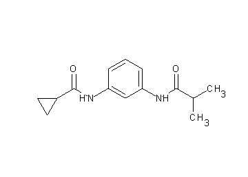 N-[3-(isobutyrylamino)phenyl]cyclopropanecarboxamide