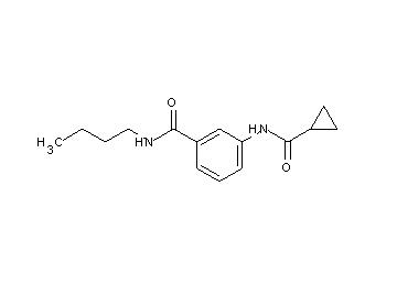 N-butyl-3-[(cyclopropylcarbonyl)amino]benzamide - Click Image to Close