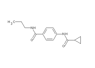 4-[(cyclopropylcarbonyl)amino]-N-propylbenzamide - Click Image to Close
