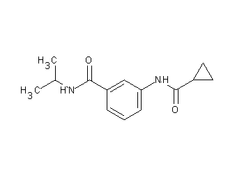 3-[(cyclopropylcarbonyl)amino]-N-isopropylbenzamide