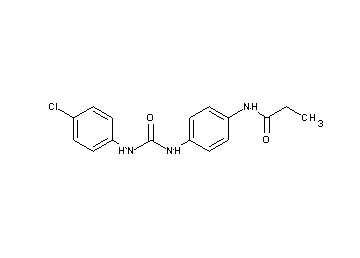 N-[4-({[(4-chlorophenyl)amino]carbonyl}amino)phenyl]propanamide