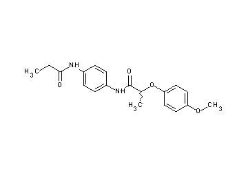 2-(4-methoxyphenoxy)-N-[4-(propionylamino)phenyl]propanamide