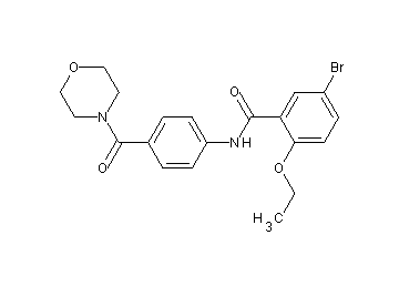 5-bromo-2-ethoxy-N-[4-(4-morpholinylcarbonyl)phenyl]benzamide