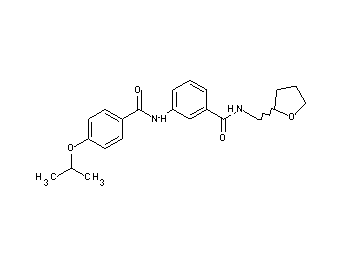 3-[(4-isopropoxybenzoyl)amino]-N-(tetrahydro-2-furanylmethyl)benzamide