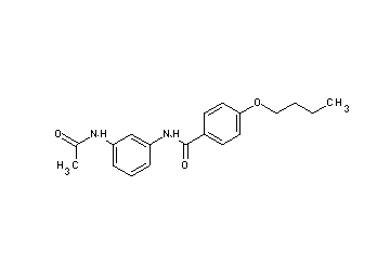 N-[3-(acetylamino)phenyl]-4-butoxybenzamide