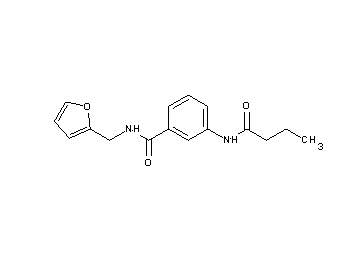 3-(butyrylamino)-N-(2-furylmethyl)benzamide