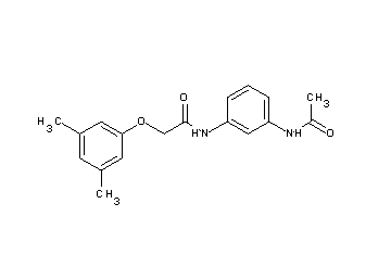 N-[3-(acetylamino)phenyl]-2-(3,5-dimethylphenoxy)acetamide