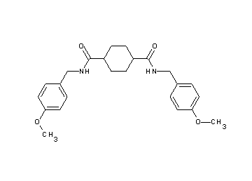 N,N'-bis(4-methoxybenzyl)-1,4-cyclohexanedicarboxamide