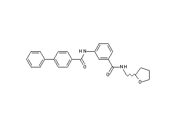 N-(3-{[(tetrahydro-2-furanylmethyl)amino]carbonyl}phenyl)-4-biphenylcarboxamide