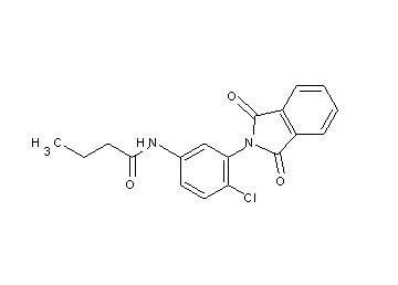 N-[4-chloro-3-(1,3-dioxo-1,3-dihydro-2H-isoindol-2-yl)phenyl]butanamide - Click Image to Close