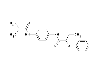 N-[4-(isobutyrylamino)phenyl]-2-phenoxybutanamide