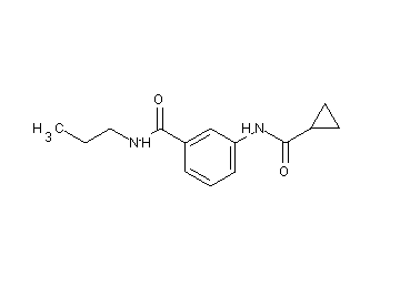3-[(cyclopropylcarbonyl)amino]-N-propylbenzamide