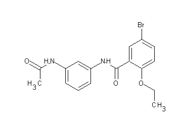 N-[3-(acetylamino)phenyl]-5-bromo-2-ethoxybenzamide