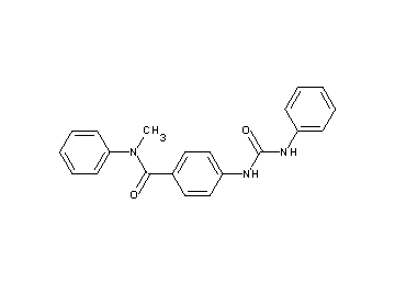 4-[(anilinocarbonyl)amino]-N-methyl-N-phenylbenzamide