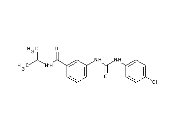 3-({[(4-chlorophenyl)amino]carbonyl}amino)-N-isopropylbenzamide