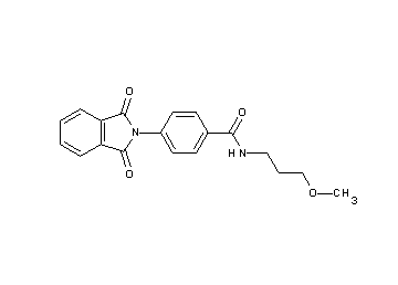 4-(1,3-dioxo-1,3-dihydro-2H-isoindol-2-yl)-N-(3-methoxypropyl)benzamide