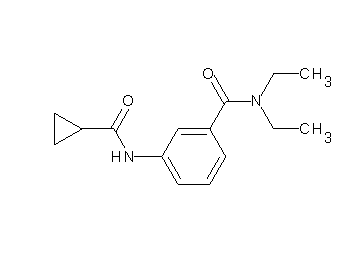 3-[(cyclopropylcarbonyl)amino]-N,N-diethylbenzamide