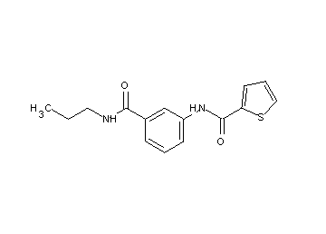 N-{3-[(propylamino)carbonyl]phenyl}-2-thiophenecarboxamide