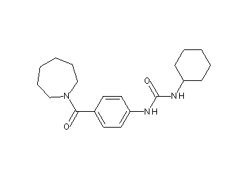 N-[4-(1-azepanylcarbonyl)phenyl]-N'-cyclohexylurea