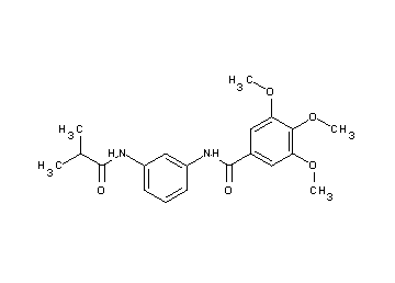 N-[3-(isobutyrylamino)phenyl]-3,4,5-trimethoxybenzamide
