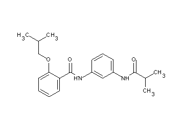 2-isobutoxy-N-[3-(isobutyrylamino)phenyl]benzamide
