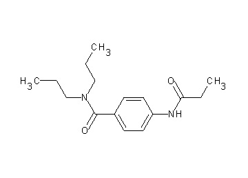 4-(propionylamino)-N,N-dipropylbenzamide