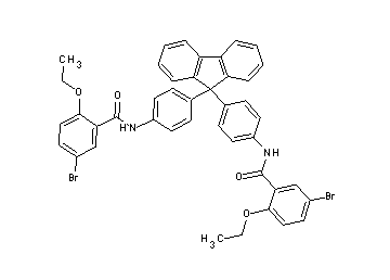 N,N'-[9H-fluorene-9,9-diylbis(4,1-phenylene)]bis(5-bromo-2-ethoxybenzamide)