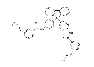 N,N'-[9H-fluorene-9,9-diylbis(4,1-phenylene)]bis(3-ethoxybenzamide)