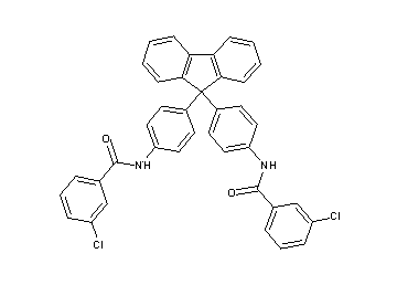N,N'-[9H-fluorene-9,9-diylbis(4,1-phenylene)]bis(3-chlorobenzamide)