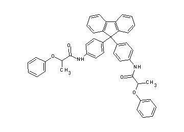 N,N'-[9H-fluorene-9,9-diylbis(4,1-phenylene)]bis(2-phenoxypropanamide)