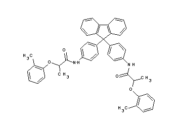 N,N'-[9H-fluorene-9,9-diylbis(4,1-phenylene)]bis[2-(2-methylphenoxy)propanamide]