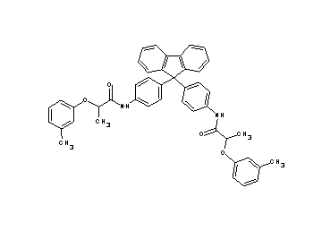 N,N'-[9H-fluorene-9,9-diylbis(4,1-phenylene)]bis[2-(3-methylphenoxy)propanamide]