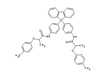 N,N'-[9H-fluorene-9,9-diylbis(4,1-phenylene)]bis[2-(4-methylphenoxy)propanamide]