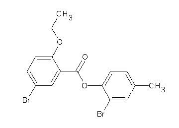 2-bromo-4-methylphenyl 5-bromo-2-ethoxybenzoate