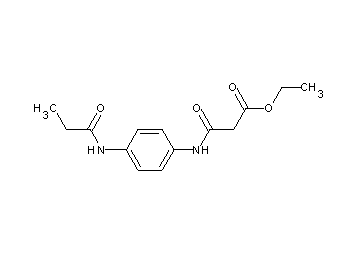 ethyl 3-oxo-3-{[4-(propionylamino)phenyl]amino}propanoate