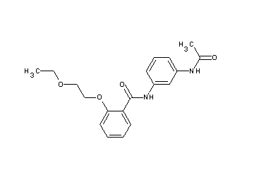 N-[3-(acetylamino)phenyl]-2-(2-ethoxyethoxy)benzamide