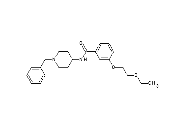 N-(1-benzyl-4-piperidinyl)-3-(2-ethoxyethoxy)benzamide
