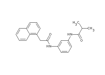 2-methyl-N-{3-[(1-naphthylacetyl)amino]phenyl}propanamide