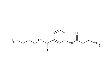 N-butyl-3-(butyrylamino)benzamide