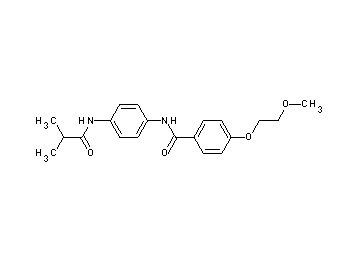 N-[4-(isobutyrylamino)phenyl]-4-(2-methoxyethoxy)benzamide