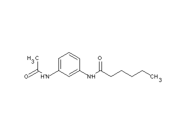 N-[3-(acetylamino)phenyl]hexanamide